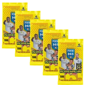 Panini FIFA 365 2026 Adrenalyn XL – 5 Booster (30 Karten) – ~3 % günstiger