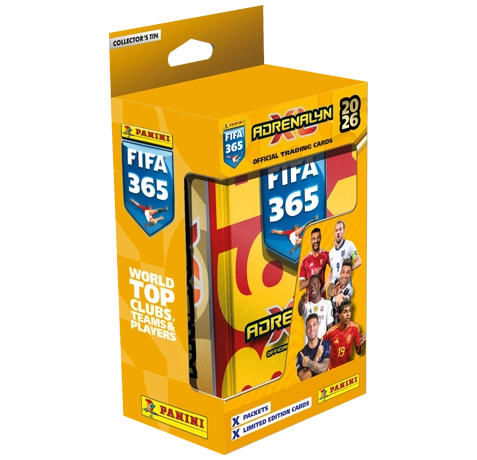 Panini FIFA 365 2026 Adrenalyn XL Classic Tin – 10 Booster + 3 LE