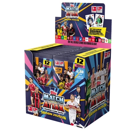 Topps Match Attax Bundesliga 2025/2026 | 1x Display 36 Booster | jetzt vorbestellen