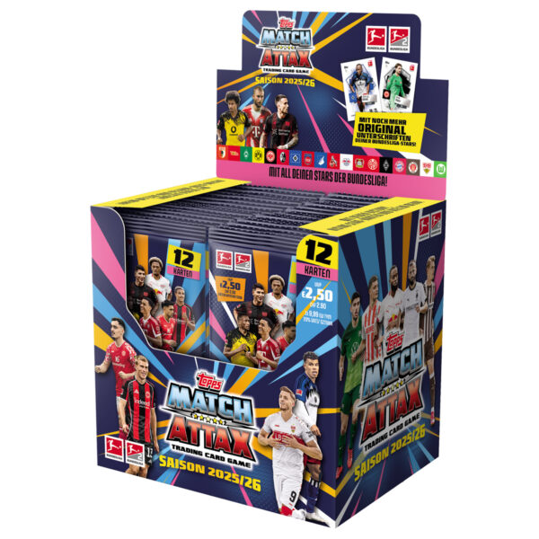 Topps Match Attax Bundesliga 2025/2026 | 1x Display 36 Booster | jetzt vorbestellen