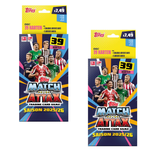 Topps Match Attax Bundesliga 2025/26 | 2x ECO Pack Blister | jetzt vorbestellen