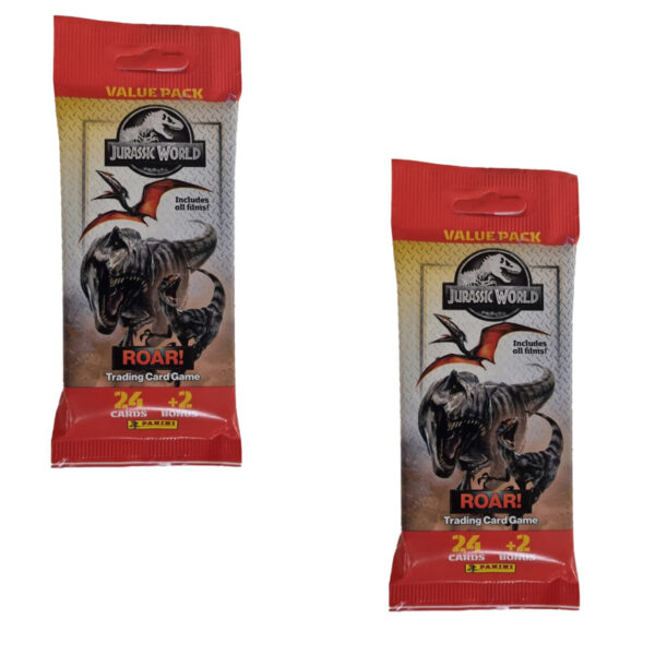 Panini Jurassic World ROAR – 2× Fat Pack Booster (XXL)