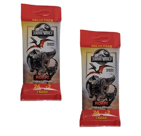 Panini Jurassic World ROAR – 2× Fat Pack Booster (XXL)