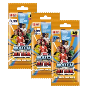 Topps Match Attax Bundesliga 2025/26 | 3x Power Pack Booster