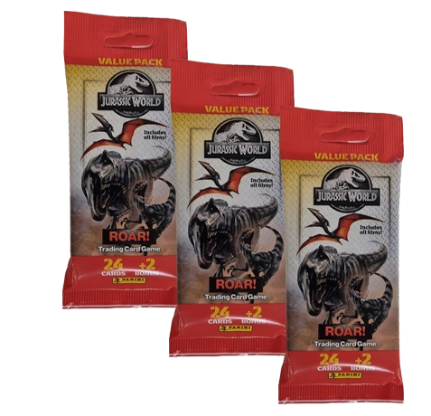 Panini Jurassic World ROAR – 3× Fat Pack Booster (XXL)