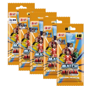 Topps Match Attax Bundesliga 2025/26 | 5x Power Pack Booster