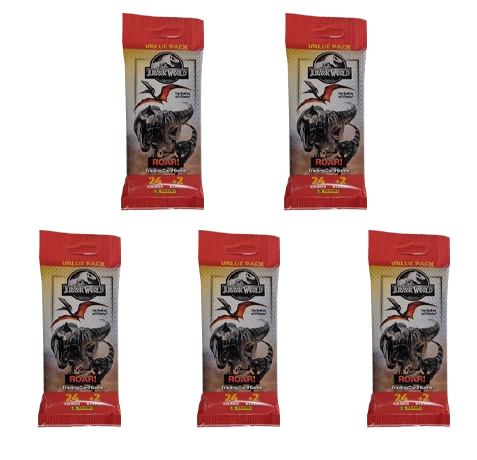 Panini Jurassic World ROAR – 5× Fat Pack Booster (XXL)