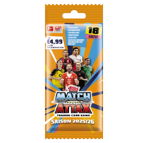 Topps Match Attax Bundesliga 2025/26 | 1x Power Pack Booster