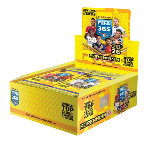 Panini FIFA 365 2026 Adrenalyn XL Fat Pack Display – 10 Packs (260 Karten)