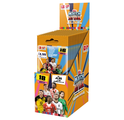 Topps Match Attax Bundesliga 2025/26 | 1x Power Pack Display