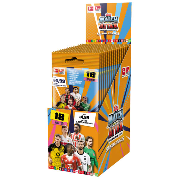 Topps Match Attax Bundesliga 2025/26 | 1x Power Pack Display