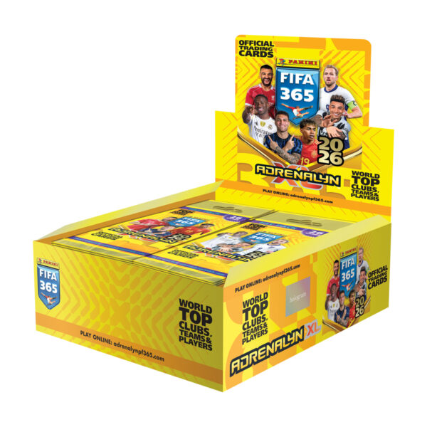 Panini FIFA 365 2026 Adrenalyn XL Fat Pack Display – 10 Packs (260 Karten)