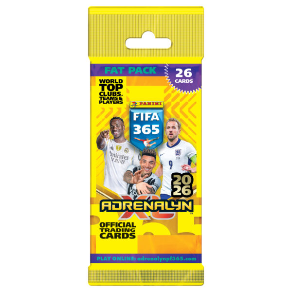 Panini FIFA 365 2026 Adrenalyn XL Fat Pack – 26 Karten (XXL-Pack)
