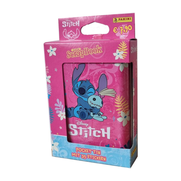 Panini Stitch Sticker Pocket Tin 2025 Pink – 7 Stickertüten | Disney Sticker