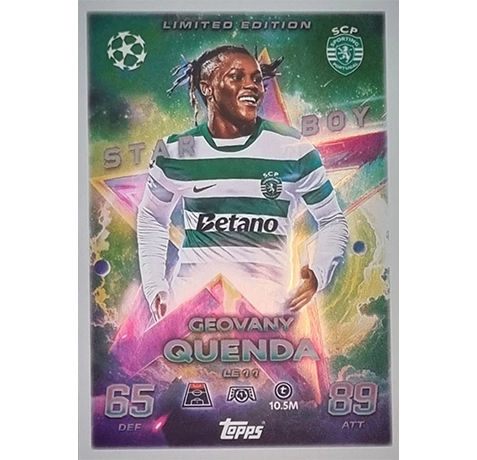 Topps Match Attax Champions League 2025/26 Limited Edition LE 11 Geovany Quenda kaufen