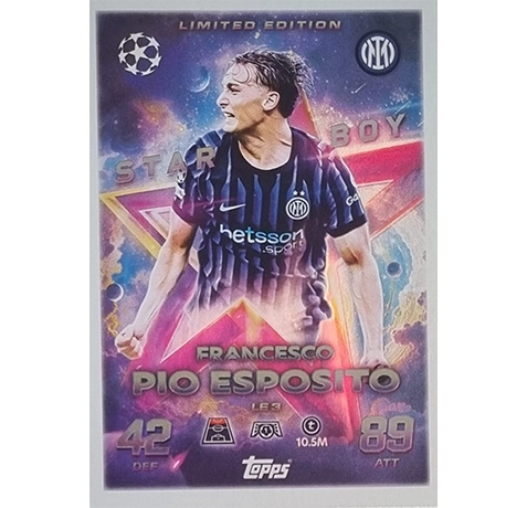 Topps Match Attax Champions League 2025/26 Limited Edition LE 03 Francesco Pio Esposito kaufen