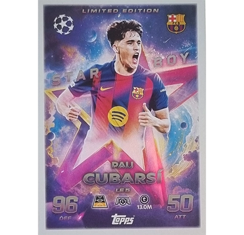 Topps Match Attax Champions League 2025/26 Limited Edition LE 05 Pau Cubarsi kaufen