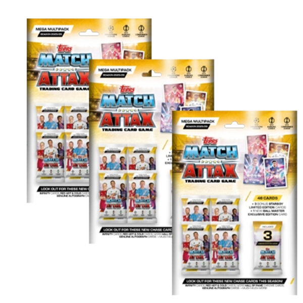 Topps Match Attax Champions League 2025/26 Mega Multipack Bundle (3 Stück) | Vorverkauf
