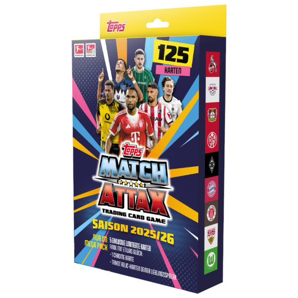 Topps Match Attax Bundesliga 2025/26 | 1x Mega Pack
