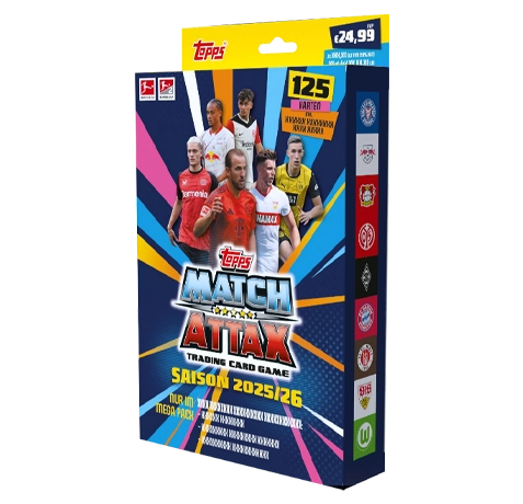 Topps Match Attax Bundesliga 2025/26 | Mega Pack Vorverkauf