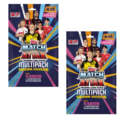 Topps Match Attax Bundesliga 2025/26 | 2x Multipack