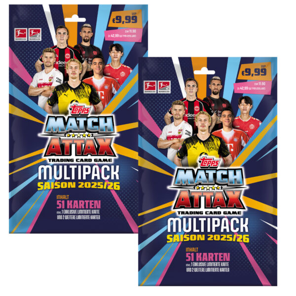 Topps Match Attax Bundesliga 2025/26 | 2x Multipack