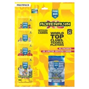 Panini FIFA 365 2026 Adrenalyn XL Multipack – 6 Booster + 1 Limited Edition