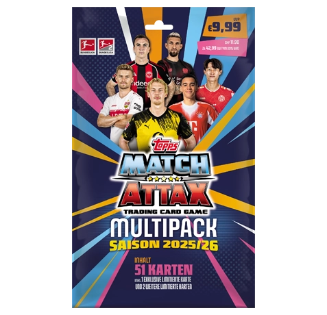 Topps Match Attax Bundesliga 2025/26 | 1x Multipack