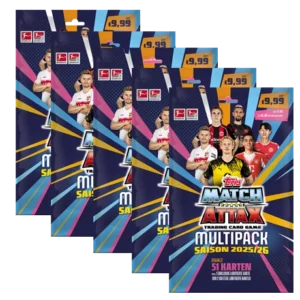 Topps Match Attax Bundesliga 2025/26 | 5x Multipack