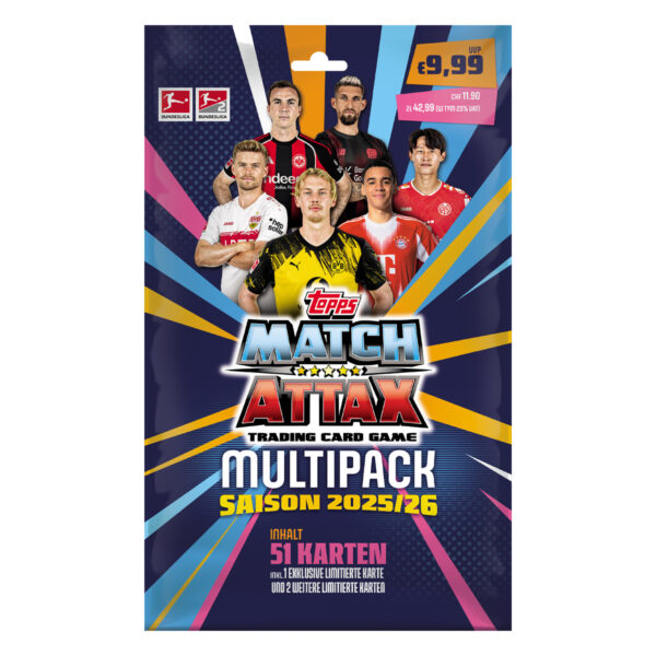 Topps Match Attax Bundesliga 2025/26 | 1x Multipack