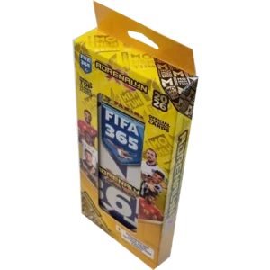 Panini FIFA 365 2026 Adrenalyn XL Pencil Tin Blau-Weiß | Momentum Oro Pack + 2 Booster