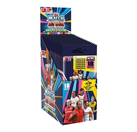 Topps Match Attax Bundesliga 2025/26 | Power Pack Display (14 Packs) Vorverkauf