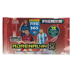 Panini FIFA 365 2026 Adrenalyn XL Premium Pack – 10 Karten (3 Specials + 1 Premium LE)
