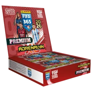 Panini FIFA 365 2026 Adrenalyn XL Premium Pack Display – 10 Packs (100 Karten)