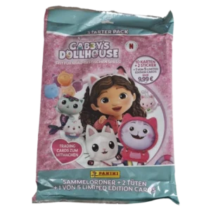 Panini Gabbys Dollhouse Trading Cards Starterpack | Sammelordner, Booster & LE Card
