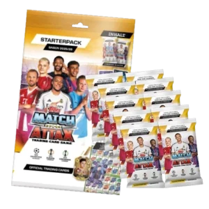 Topps Match Attax Champions League 2025/26 Starterpack + 10 Booster | Vorverkauf