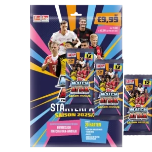 Topps Match Attax Bundesliga 2025/26 | 1x Starterpack + 3x Booster | jetzt vorbestellen