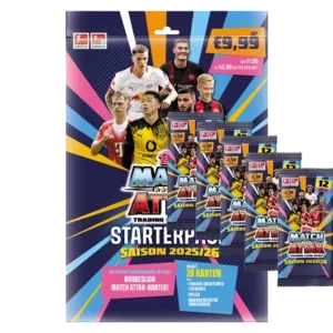 Topps Match Attax Bundesliga 2025/26 | 1x Starterpack + 5x Booster | jetzt vorbestellen