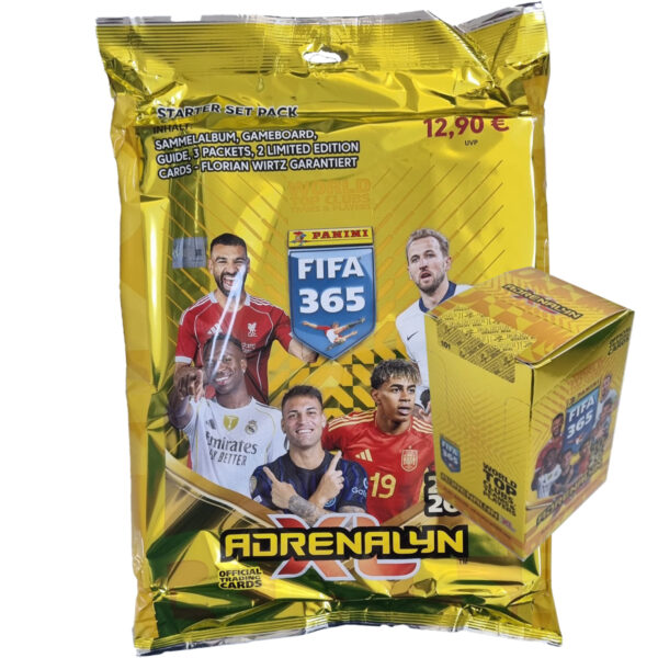 Panini FIFA 365 2026 Adrenalyn XL | Starterpack + Display (Bundle)