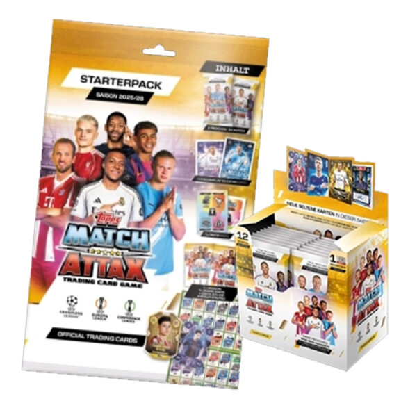 Topps Match Attax Champions League 2025/26 Starterpack + Display Bundle | Vorverkauf ab 19.09.