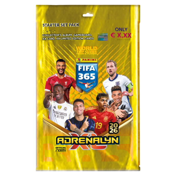 Panini FIFA 365 2026 Adrenalyn XL Starterpack mit Album
