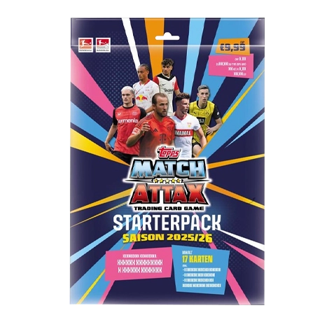Topps Match Attax Bundesliga 2025/26 Starterpack | Sammelmappe & exklusive Karten