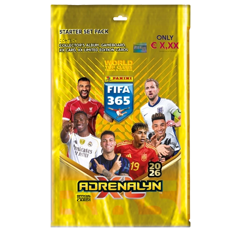 Panini FIFA 365 2026 Adrenalyn XL Starterpack mit Album