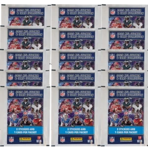 Panini NFL Sticker & Cards 2025 | 15x Stickertüten