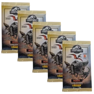 Panini Jurassic World ROAR – 5× Booster | Sticker-und-co