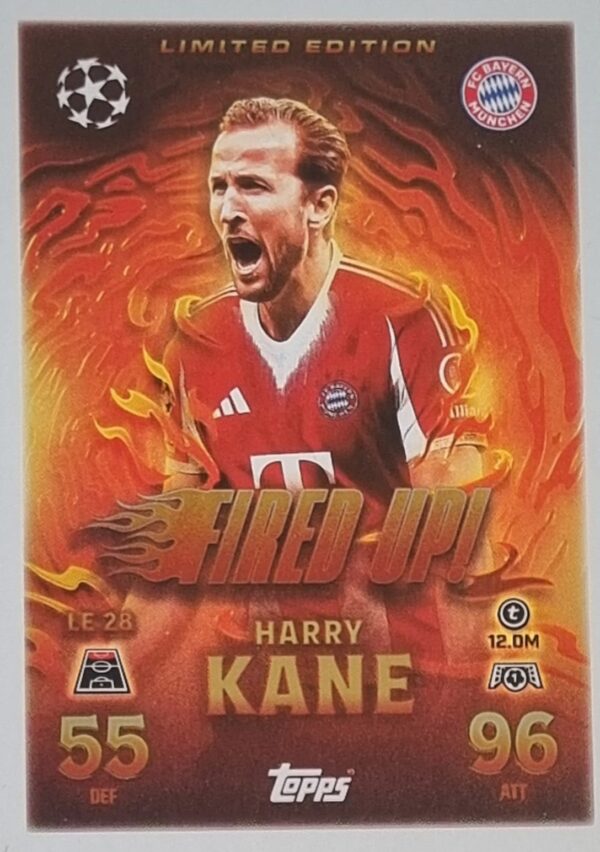 Topps Match Attax Champions League 2025/26 Limited Edition LE 28 Harry Kane | Fired Up! kaufen