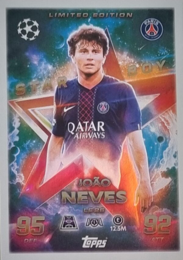 Topps Match Attax Champions League 2025/26 Limited Edition LE 26 Joao Neves kaufen