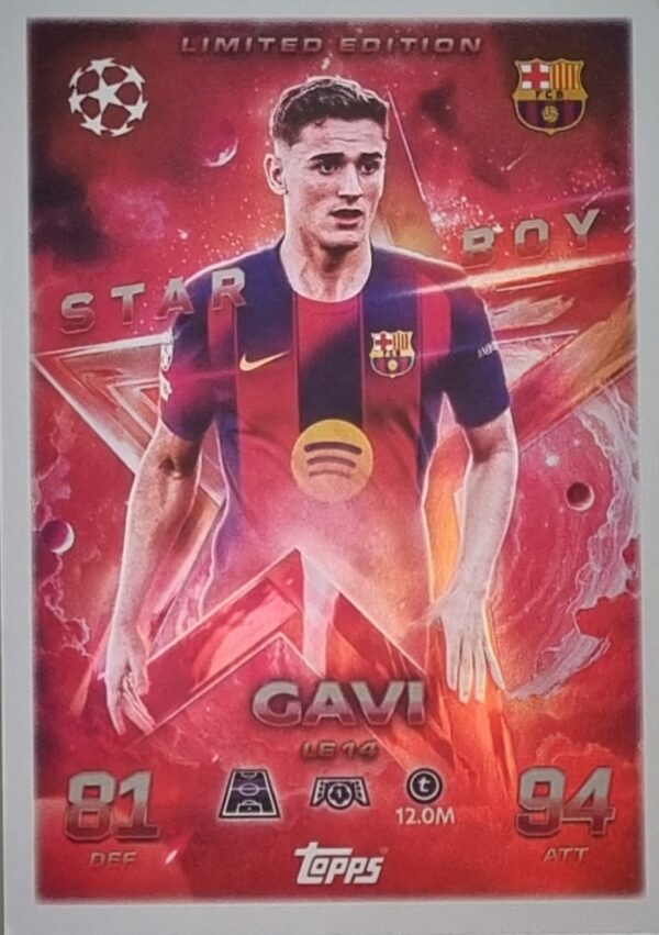 Topps Match Attax Champions League 2025/26 Limited Edition LE 14 Gavi kaufen
