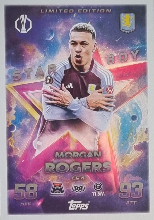 Topps Match Attax Champions League 2025/26 Limited Edition LE 04 Morgan Rogers kaufen