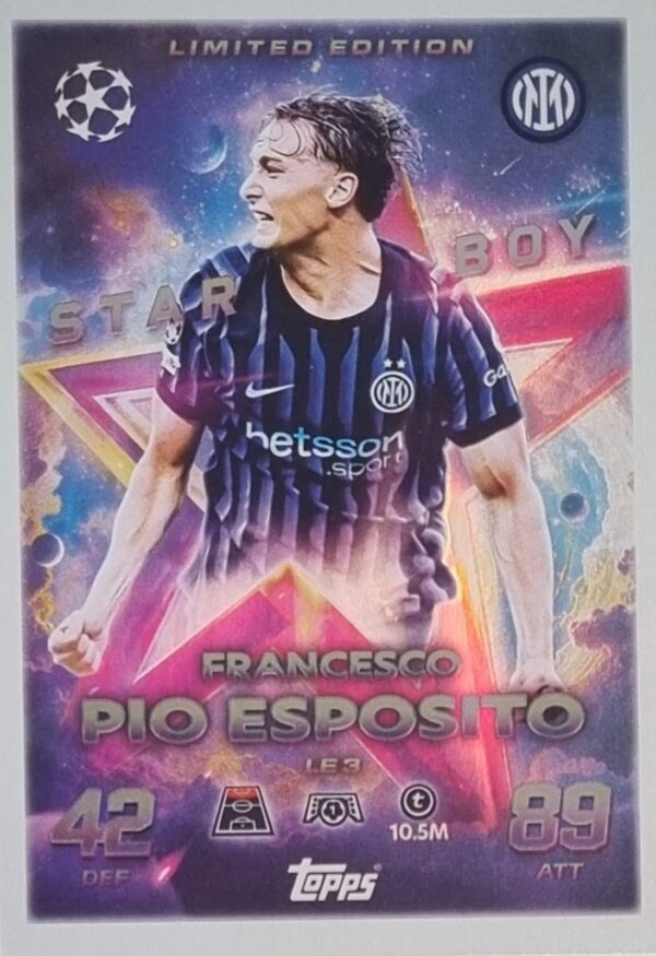 Topps Match Attax Champions League 2025/26 Limited Edition LE 03 Francesco Pio Esposito kaufen